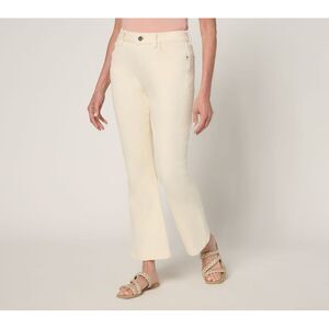 Adidas Women's Pants Sz 8 PHL Boot-Cut Leg Ankle Jeans White